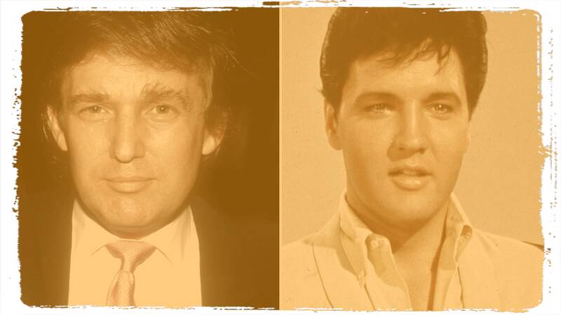 Trump Elvis comparison